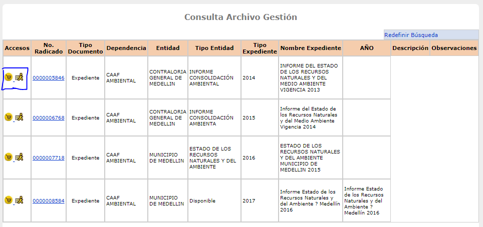 Tutorial Consulta de Expedientes - Mercurio